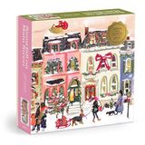 Snowfall Galison Snowfall On Main Street 1000 Piece Foil Puzzle