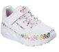 Skechers Uno Lite Heart Craze chaussures sans lacets blanc EU 33 1/2 fille