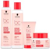 Schwarzkopf Bonacure Clean Performance Repair Rescue Care Set - 250+200ml+200+100ml