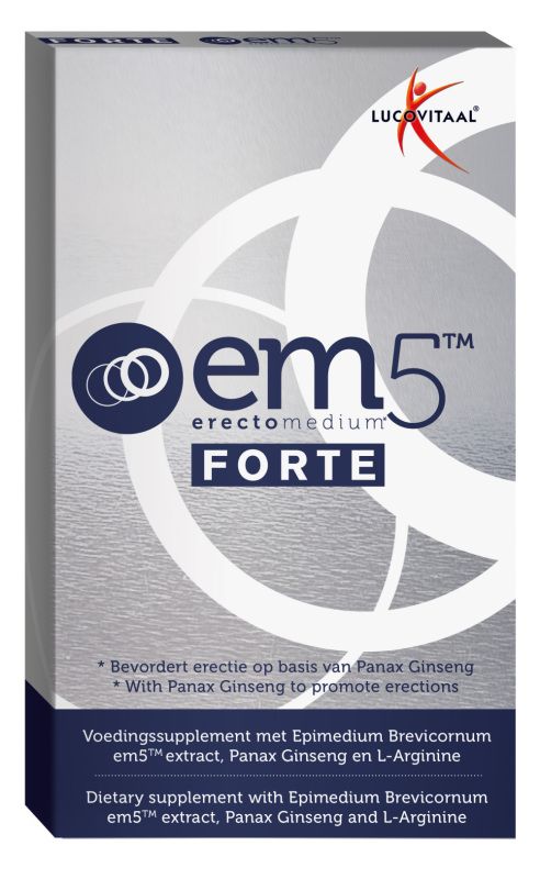 Lucovitaal EM5 Erectomedium Forte Capsules - 8713713047126