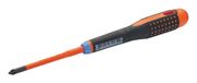 Bahco Schroevendraaier ERGO™ | geïsoleerd | VDE | driecomponentengreep | smal blad | combitip | 5 mm/PZ1 - BE-8710SL