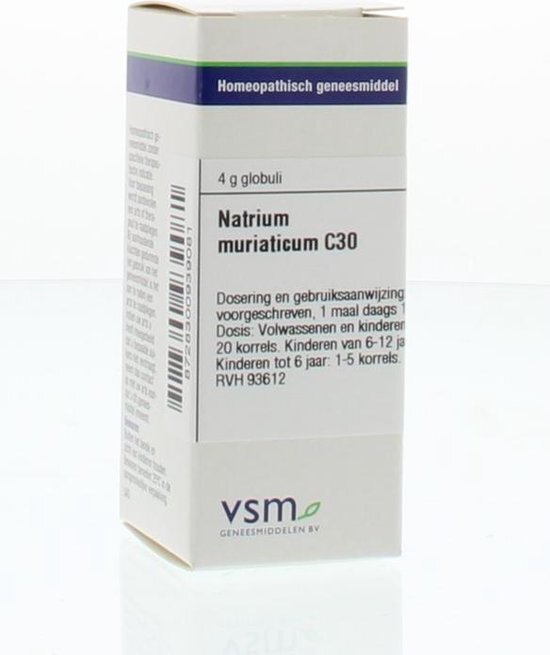 VSM Natrium muriaticum C30 4 gram globuli