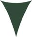 vidaXL Zonnezeil 160 g/m² 5x7x7 m HDPE Donkergroen