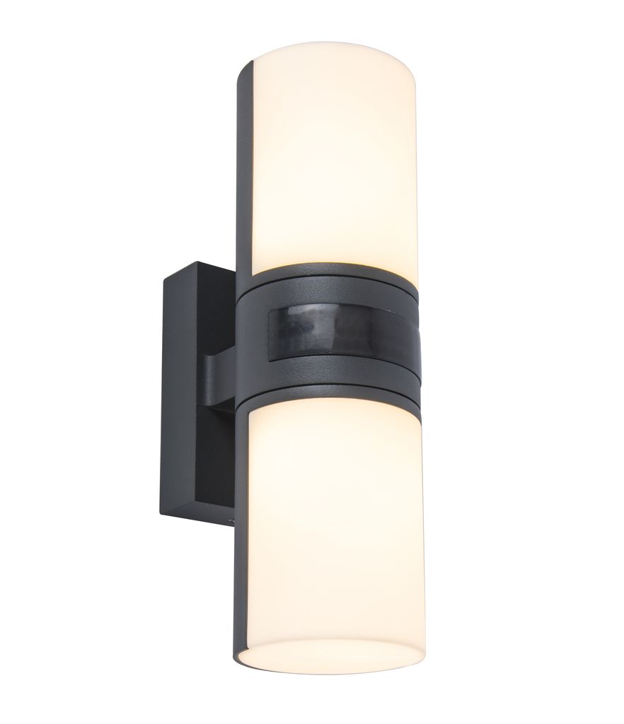 LUTEC Cyra - LED Outdoor Wall Light - Grey - 1000 lm - IP54