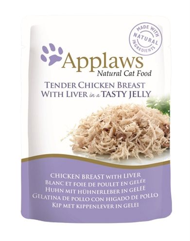 Applaws cat jelly chicken / liver - 5060333430214