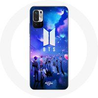 Maniacase Etui voor Xiaomi Redmi Note 10T 5G Bangtan Sonyeondan BTS Fanart Logo