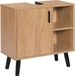 Meuble de salle de bains - armoire de salle de bains sous lavabo - meuble sous lavabo - meuble - armoire basse - résistant à l'humidité - 60 x 30 x 60 cm - aspect bois