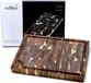 Gourmet planche en bois d'acacia, 2 pièces, 35 x 25 x 2,5 cm