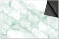 Dietrix Inductie Beschermer 60x52 - Marmer - Licht Groen Wit