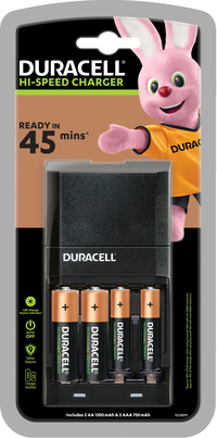 Duracell 45 minuten batterijlader, 1 tel