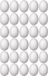 Merkloos Piepschuim eieren - 30x st - H8 cm - wit - paaseieren - hobby DIY - knutselen - beschilderen - Pasen