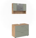 Vicco Ensemble de salle de bain Irma, vert sauge, 2 pièces