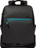 Piquadro Laptoprugzak / Werktas / Rugtas - 14 inch - Leer - C2OW - Zwart