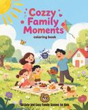 Cozy Family Moments Coloring Book