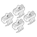 Nordrive N21204 Montagekit Peugeot Zwart