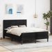vidaXL Bedframe met matras Zwart 120 x 190 cm Fluweel