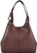 Coccinelle Leren schoudertas C-Easy Shopper Berry donkerpaars