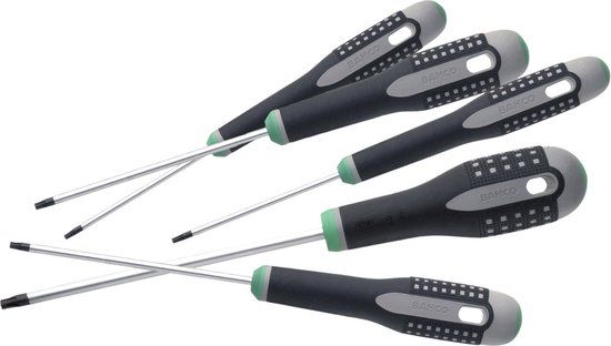 Bahco BE-9885 Schroevendraaierset - 5 delig - Torx - Softgrip