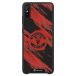 Manchester United Coque de Téléphone 3D Officielle – Design Abstrait Rouge et Noir