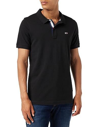 Tommy Hilfiger TJM Slim Placket Polo - Black - Men's XL