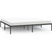 Prolenta Maison Exclusive - Cadre De Lit Métal Sans Matelas Noir 200x200 Cm