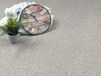 Merkloos Bol Tapijt met robuuste lussenpool - Beige/grijs, 4m breed en 2m lang