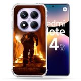 Cokitec Xiaomi Redmi Note 14 Pro 5G Brandweerman Trap Versterkte Hoes