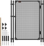 VEVOR Zwembadhekpoort 1,2 X 0,75 m, Zwart