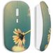 Maniacase Gele Bloemen Draadloze Muis