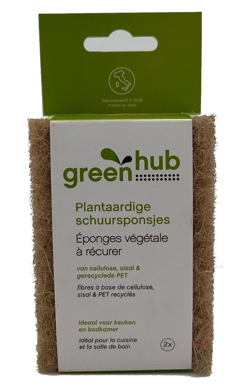 GreenHub Greenhub Plantaardige Schuursponsjes