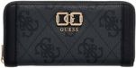 GUESS Karnilla Logo Large Zip Around Wallet Coal Logo
