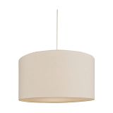 Belid Suspension Soft, Ø 60 cm, blanc/sable, lin, à 3 lampes