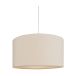 Belid Suspension Soft, Ø 60 cm, blanc/sable, lin, à 3 lampes