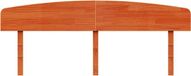 vidaXL Hoofdbord - 200 cm - Massief Grenenhout - Wasbruin