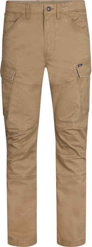 Petrol Industries Men's Cargo Pants - Shellfront - Brown - W32L34