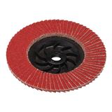 Draper 87480 Expert keramische klepschijf, 115 mm, M14, 60 korrel, rood, één maat