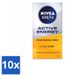 NIVEA MEN 10 x Active Energy crème pour le visage avec caféine - 50 ml - pack avantage