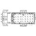 TE Connectivity 640501-1 Printplaatconnector Totaal aantal polen: 9 Rastermaat: 4.2 mm Inhoud: 1 stuk(s) Bag