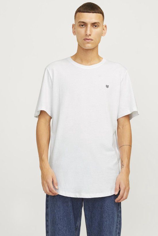 JACK & JONES JPRBLABRODY TEE SS CREW NECK 5PK MP NOOS Heren T-shirt - XXL - White;W. 2Xwhite+2Xblack+1Navyblazer