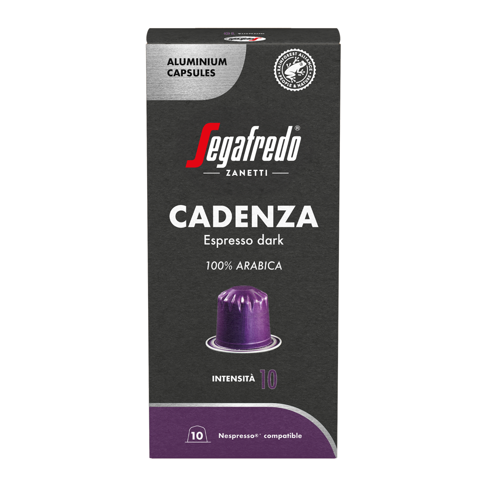 Segafredo Cadenza Espresso Dark - 10 koffiecups