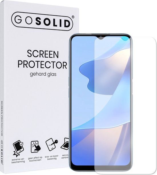 GO SOLID! Screenprotector Samsung Galaxy A20 - Glas