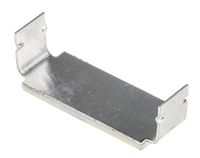 RS PRO Kabelhouder open clips zelfklevend, kabel-Ø 10 mm aluminium 9,8 mm x 7,6 mm x 25,6 mm, verpakking van 100 stuks