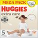 Huggies Extra Care - Baby Diapers - Size 5 (11-25 kg) - 56 Diapers - Wetness Indicator - Disney Designs