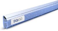 DQ-PP UM01 - Magneetstrip - 4/5/6mm Glas - UV/Schimmelbestendig - Waterkeringsprofiel - Douchedichting 2m Transparant