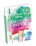 Handlettering Design Paper Block Watercolor-Effect A6