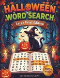 Halloween Word Search for Adults Large Print