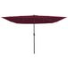 VidaXL Tuinparasol Bordeaux Rood 295 x 295 x 245 cm Polyester en Staal