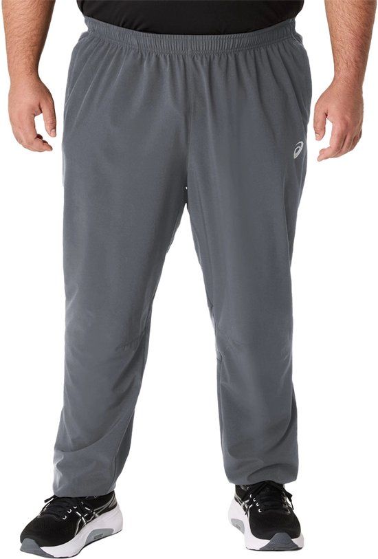 Asics Core Woven Pant Grijs Heren XL