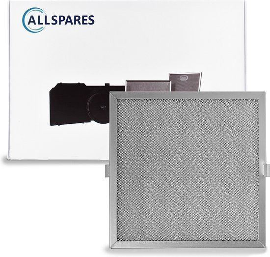 AllSpares Metaalfilter voor afzuigkap - Geschikt voor Novy 563-8010A (247x247mm)