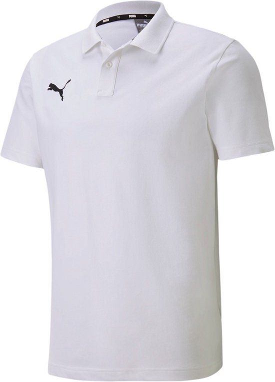 PUMA teamGOAL 23 Casuals poloshirt voor heren, T-shirt 656579 wit
